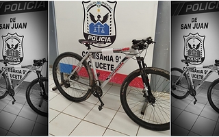 La Policía busca al dueño de una bicicleta hallada en Caucete