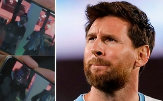 Apareció un video de Messi borracho en medio de una fiesta con dos famosos