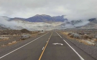 Advierten por hielo, nieve y niebla en varias rutas nacionales de San Juan