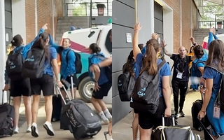 Por la gloria mundial: así llegaban al estadio Las Águilas para la final