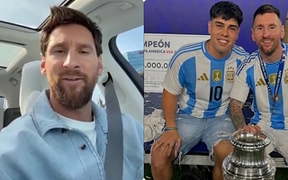 El divertido mensaje de Messi al equipo de su sobrino: "Los voy a estar siguiendo"