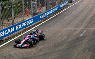 Colapinto abandonó el Gran Premio de Singapur por una falla en su Alpine