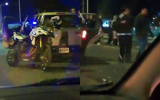 Dos mujeres terminaron internadas tras un triple choque en Pocito