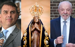 La Virgen quedó en el centro de la pelea entre Lula y Bolsonaro
