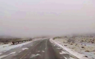 Advierten por hielo, nieve y niebla en rutas cordilleranas de San Juan
