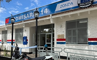 Orrego inauguró la refuncionalización de la Comisaría 14 en Zonda
