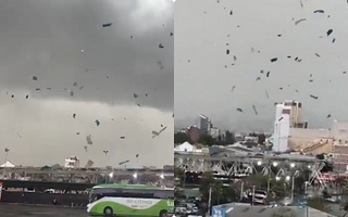 Temporal en Chile: alerta roja, granizo y miles de usuarios sin luz