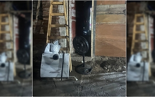 Escapó con una escalera y electrodomésticos, pero lo atraparon en Rawson