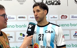 Lucas Martínez destacó la unión de Argentina tras la goleada ante Italia