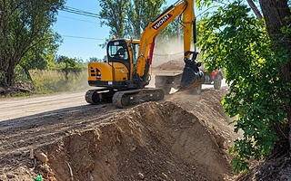 San Juan avanza con obras hídricas para amortiguar El Niño