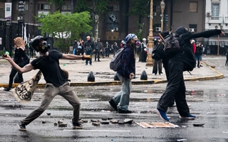 Un menor de 14 años fue detenido tras los incidentes frente al Congreso