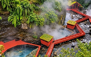 El paraíso escondido de Chile donde el agua brota a 80º y podés bañarte en medio de un bosque
