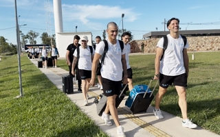 Con la ilusión intacta, Argentina ya está en el estadio para la final ante Francia