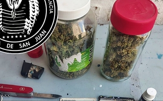 Detuvieron a cuatro hombres por disturbios y uno tenía marihuana