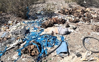 Denuncian basural clandestino junto al Dique Los Cauquenes en Jáchal