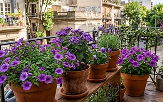 La planta de flores violetas que llena de color los balcones en primavera