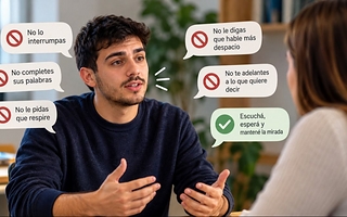Los errores más comunes al hablar con quien tiene tartamudez