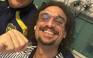 Internado por una grave infección, Daniel Osvaldo festejó el triunfo de Boca