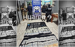 Secuestraron 417 gramos de cocaína y $2,6 millones en Santa Lucía