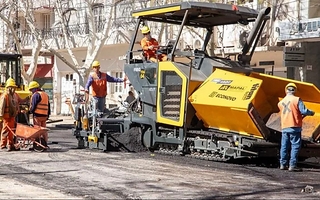  El Plan 50 Cuadras ya completó el 85% de pavimentación en el microcentro