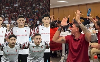 A puro canto y emoción, así festejó Estudiantes la clasificación a la final