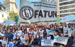 Los trabajadores no docentes nucleados en FATUN van a la huelga