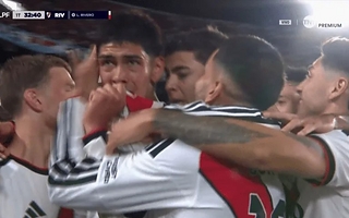River le ganó a Racing 1 a 0 con gol de Rivero y sueña con el campeonato