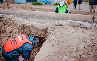Ante la llegada de El Niño, Rivadavia refuerza trabajos para evitar inundaciones