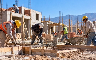 La cantidad de empleos que demandará la construcción de casas: 4.500 puestos