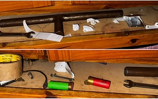 Durante un procedimiento encontraron un arma casera adentro de un ropero