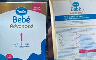 Detectaron una toxina peligrosa en leche para bebés falsificada