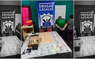 Allanaron dos viviendas y detuvieron a una pareja de 26 años