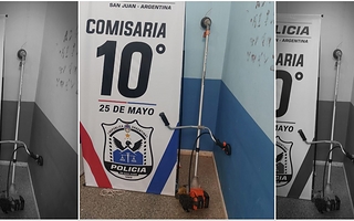 Escapó cuando quisieron identificarlo y dejó una motoguadaña robada