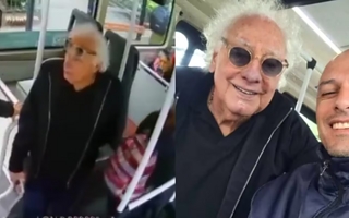 Un colectivero llevó gratis a Coppola y le hizo un pedido inesperado