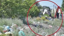 Tiran una heladera al canal Isla y DIARIO HUARPE los filmó