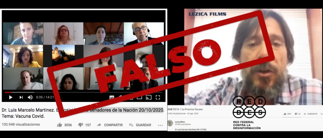 Son falsas varias afirmaciones del médico Luis Martínez que circulan en videos virales