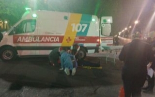 En un choque en la ruta 40 un hombre resultó gravemente herido