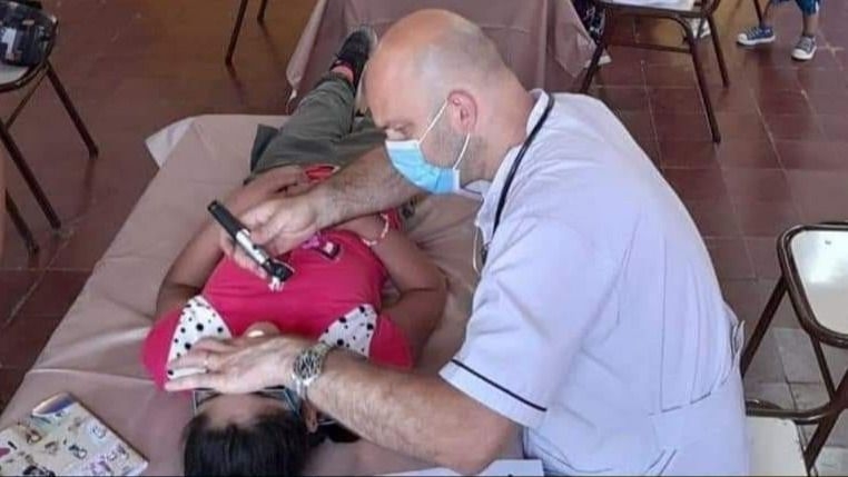Más de 70 peques fueron atendidos en la segunda campaña pediátrica de Angaco 