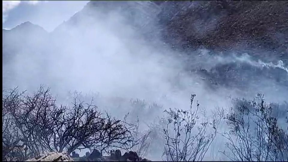 Sospechan que cenizas mal apagadas causaron el incendio en Jáchal