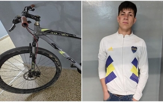 Detuvieron a “Milton de Boca” por intentar vender una bicicleta robada