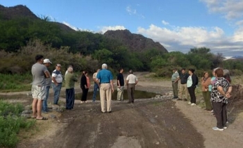 Cuestionan obras de Hidráulica en el río de Usno: “No queremos terraplenes"