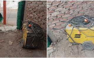 Un menor intentó llevarse una soldadora y herramientas de una obra, pero fue atrapado