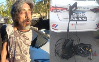 Robo frustrado con arma blanca y hurto en un local: hay dos detenidos