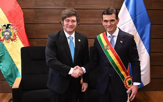 “Sé lo que estás recibiendo”: la frase de Milei a Rodrigo Paz que generó repercusión