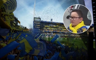 Un nene se escapó de una cita para ver el Superclásico y se volvió viral