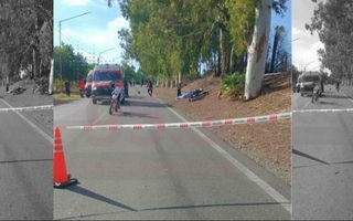 Identificaron al motociclista fallecido en un violento choque en San Martín 