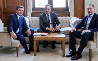 Orrego tras reunirse con Santilli: “Hablamos de los proyectos de cobre en San Juan”