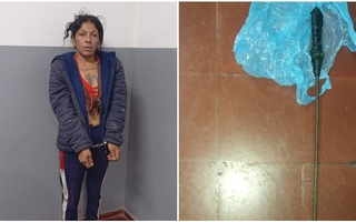 Detuvieron a una mujer por atacar con un hierro a madre e hija menor de edad