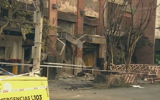 Así quedó el edificio incendiado en Caballito tras una fuga de gas
