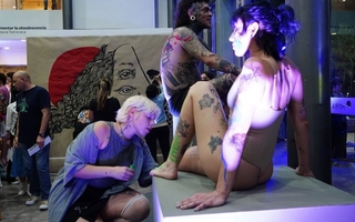 Cientos de sanjuaninos disfrutaron de la Noche del Dibujo en el Franklin Rawson 